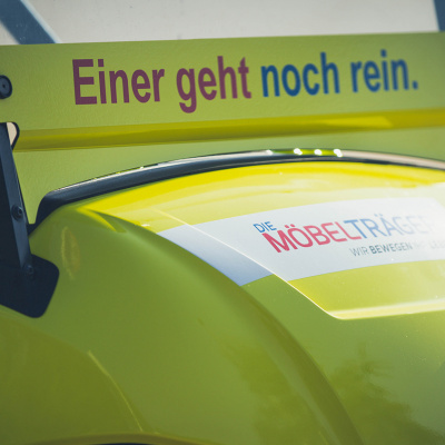 Die Möbelträger - Fahrzeugfolierung Golfcart Detail