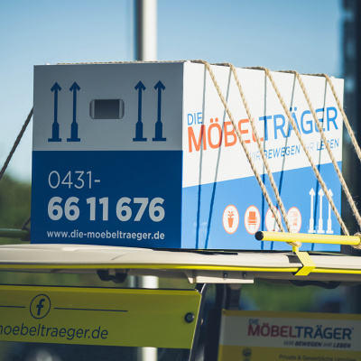 Die Möbelträger - Fahrzeugfolierung Golfcart Detail